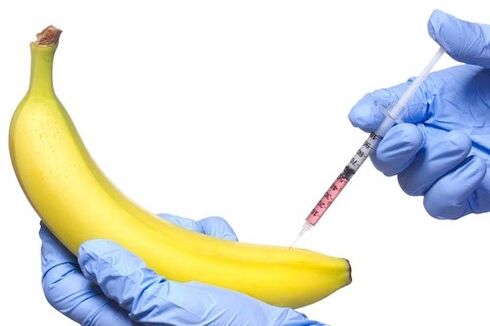 iniekcyjne powiększanie penisa na przykładzie banana